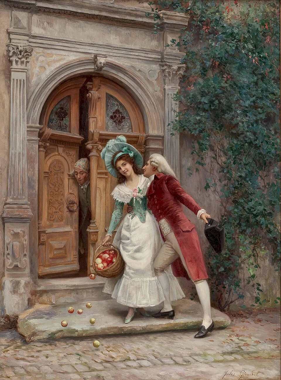 Corteggiamento davanti alla porta